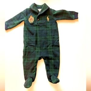 Ralph Lauren Plaid Footie